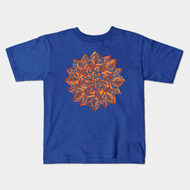 Orange Star Kids T-Shirt by kasia_dippel